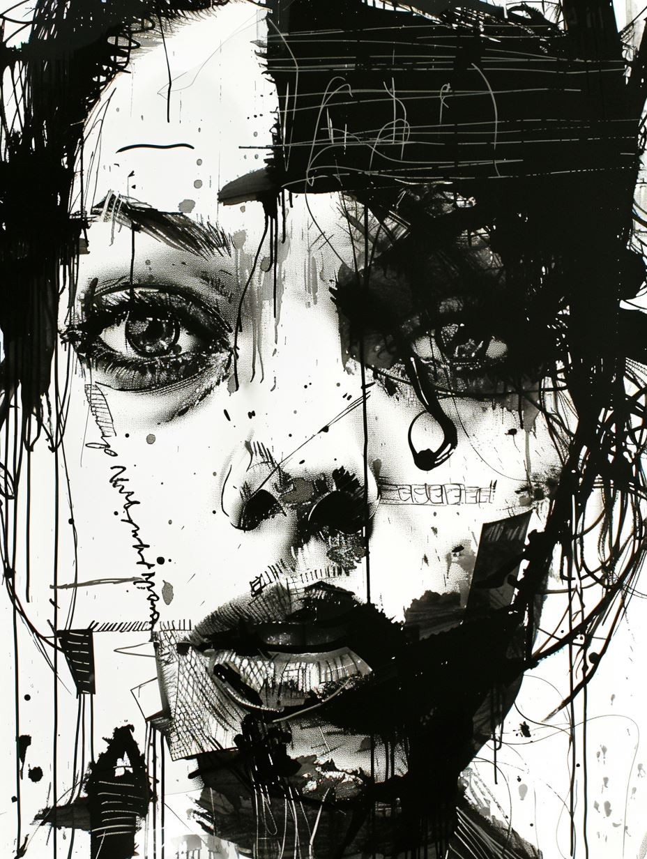 Fragmented Soul in Ink