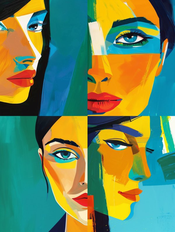 Vivid Prism Portrait