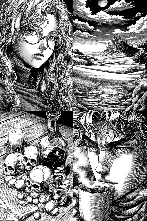 Ink Etched Elegance