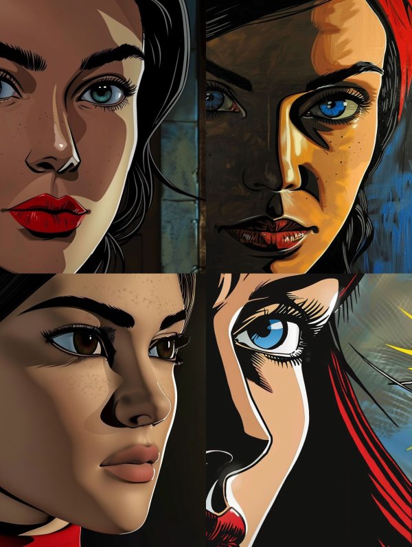 Noir Femme Fatale Illustration