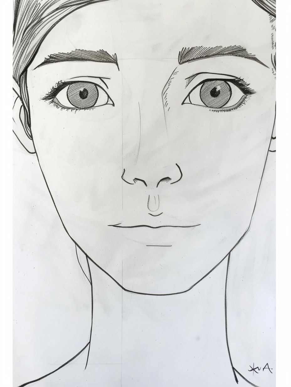 Minimalist Graphite Sketch - Image 1