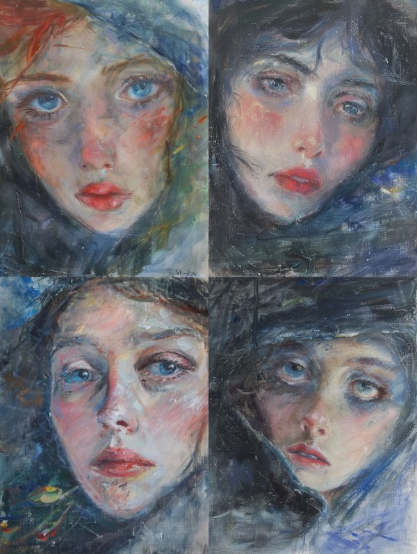 Ethereal Azure Gaze