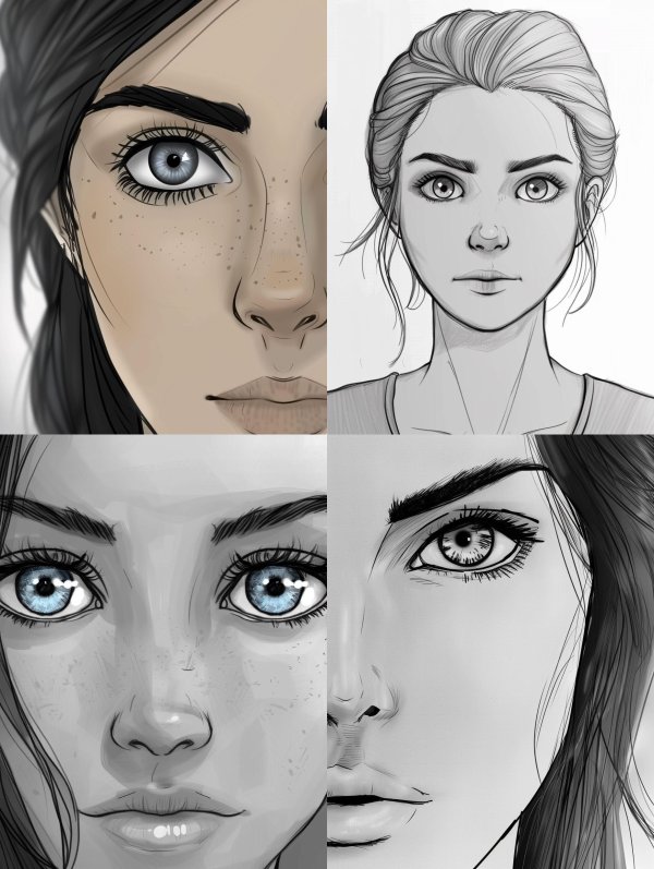 Soft Digital Portrait Study