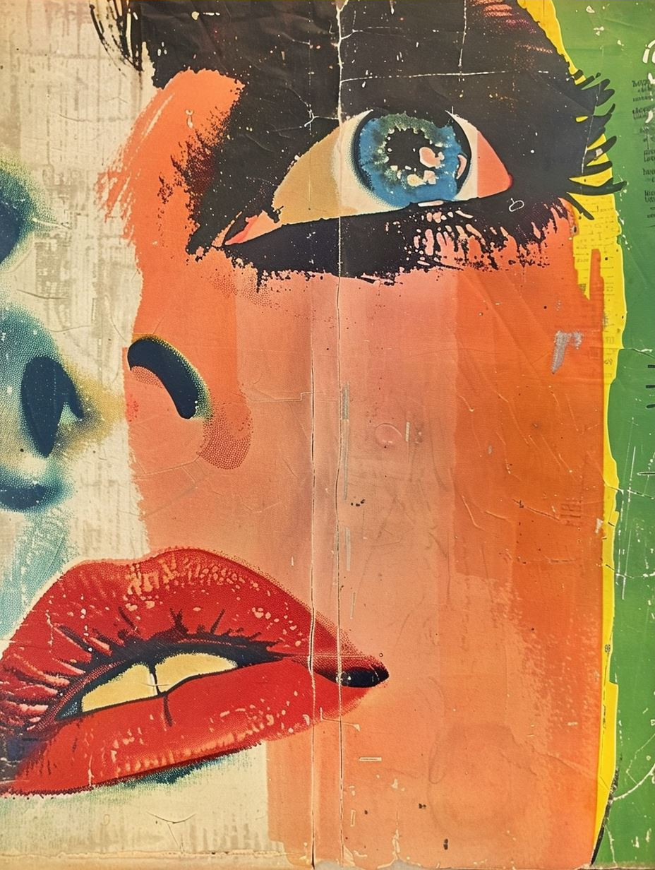 Vibrant Pop Art Portrait Study
