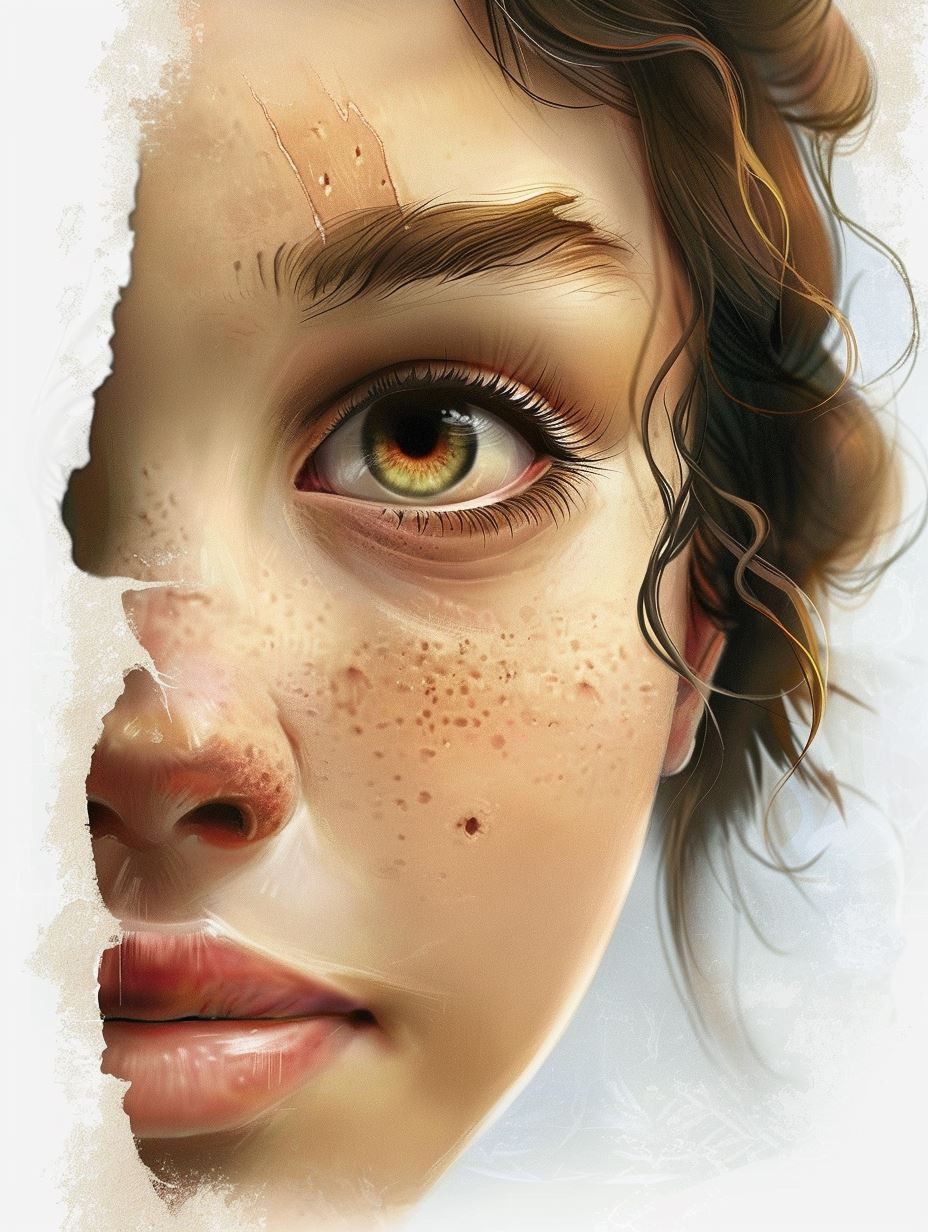 Ethereal Sun-Kissed Portrait