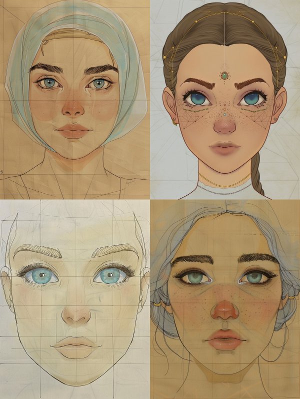 Ethereal Sketch Study