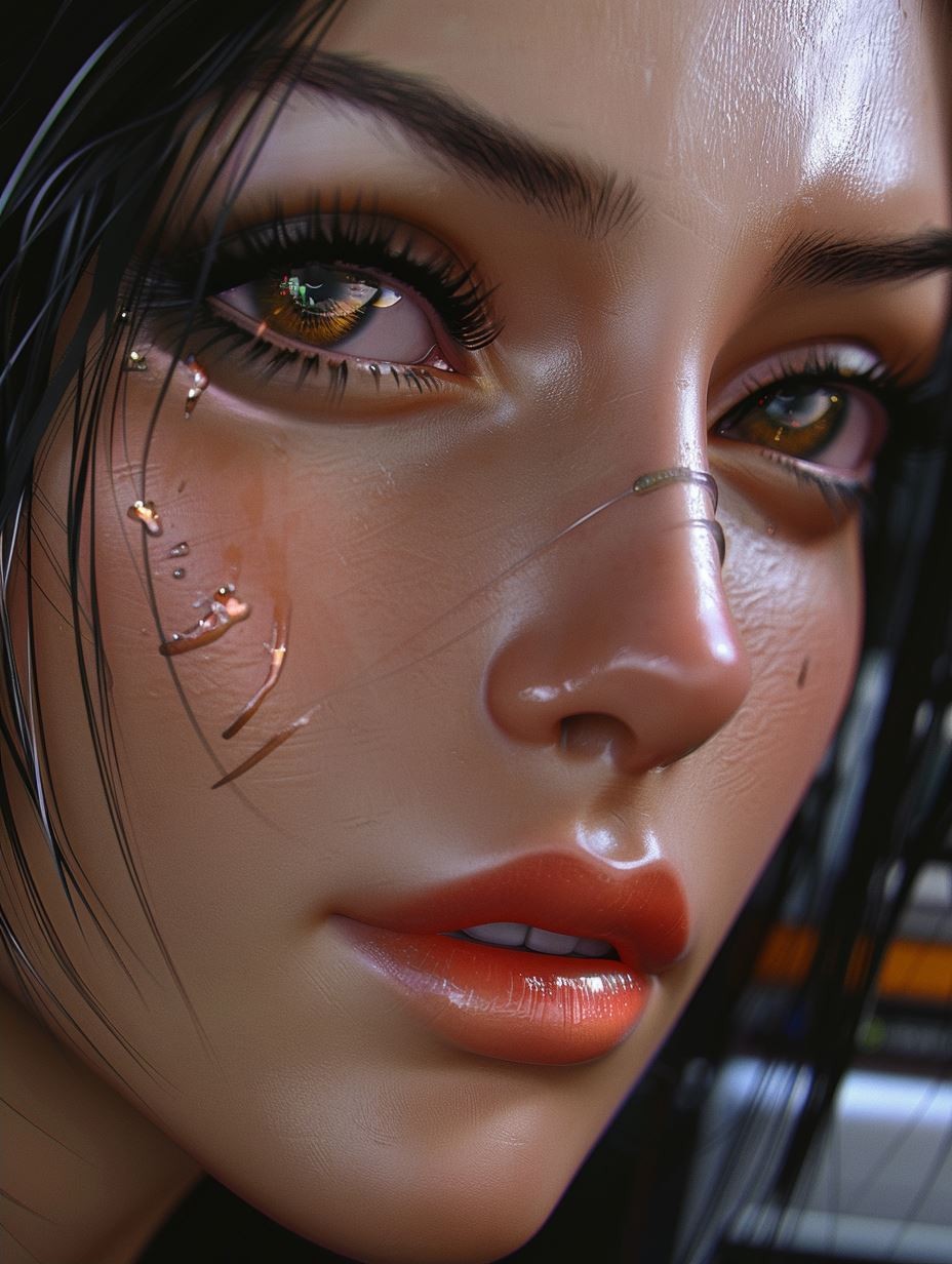 Dewy Neon Gaze
