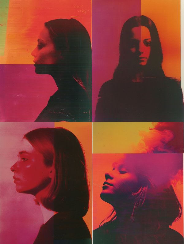 Neon Silhouette Dream