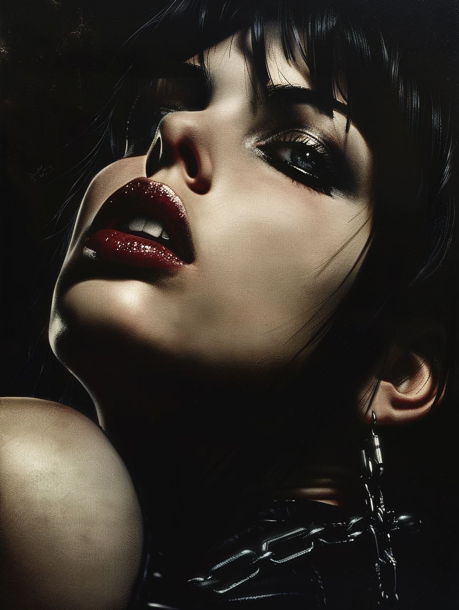 Dark Cinematic Gothic Portrait