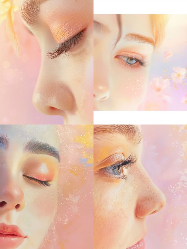 Ethereal Pastel Dream Portrait