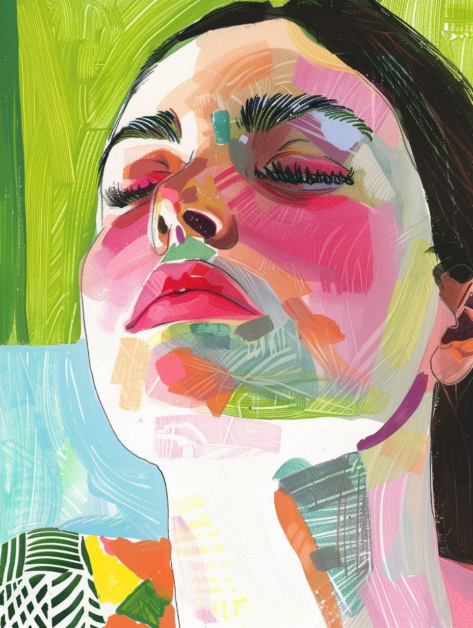 Prismatic Fragment Portrait