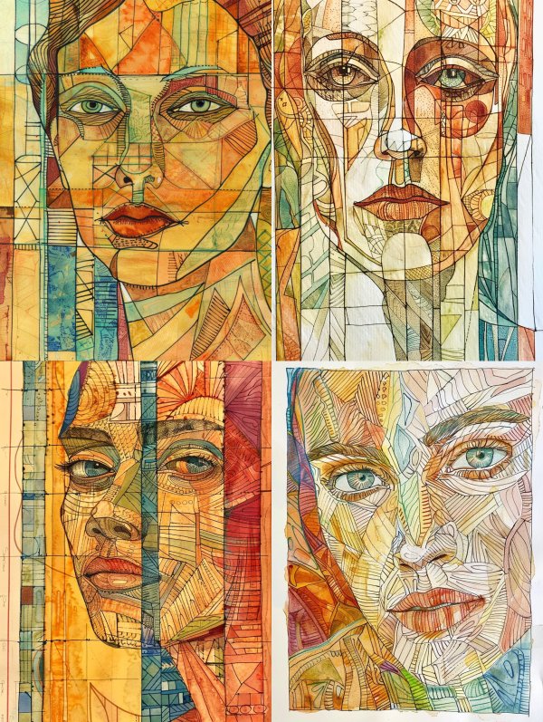 Geometric Soul Portrait