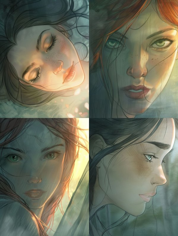 Ethereal Portraits of Quiet Emotion