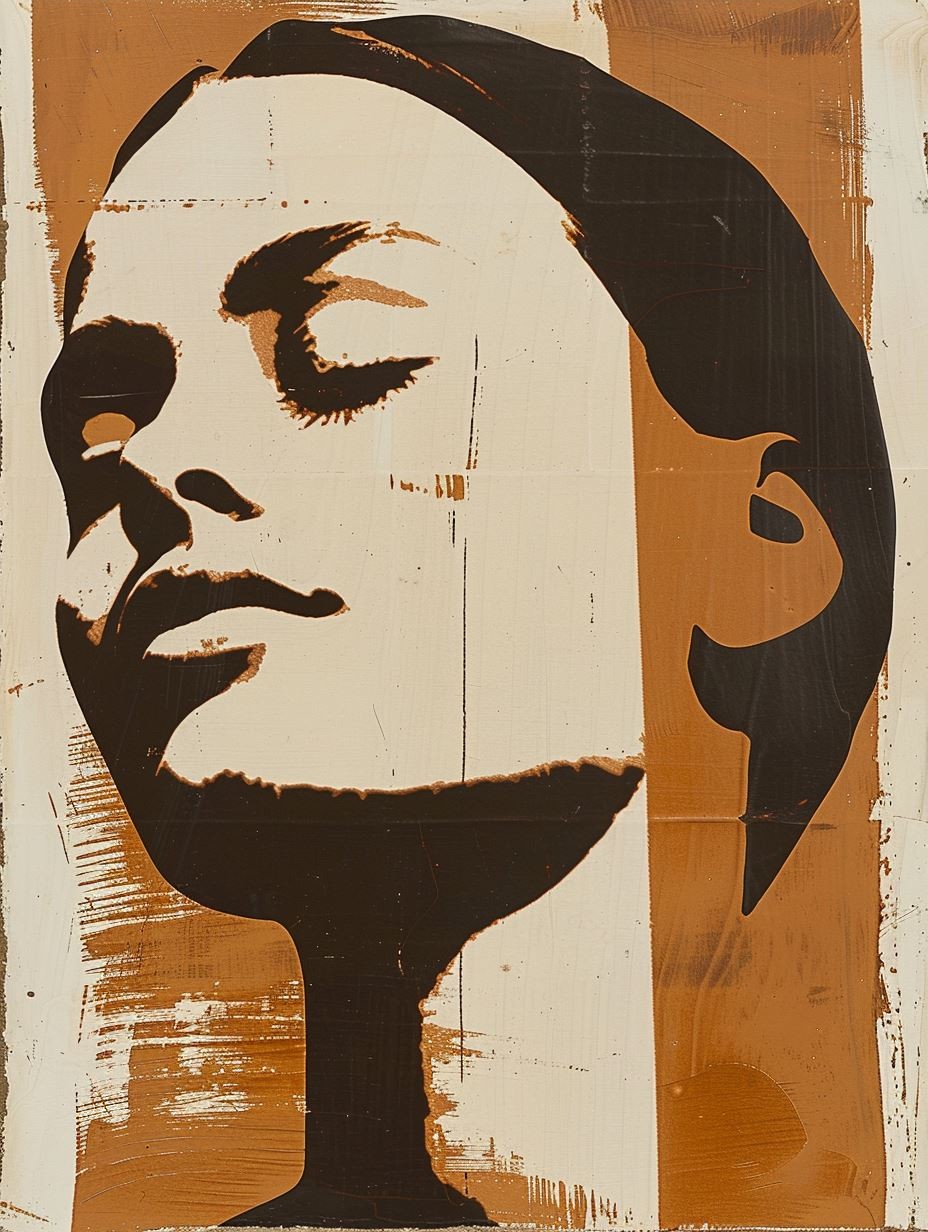 Amber Contrast Portrait - Image 4