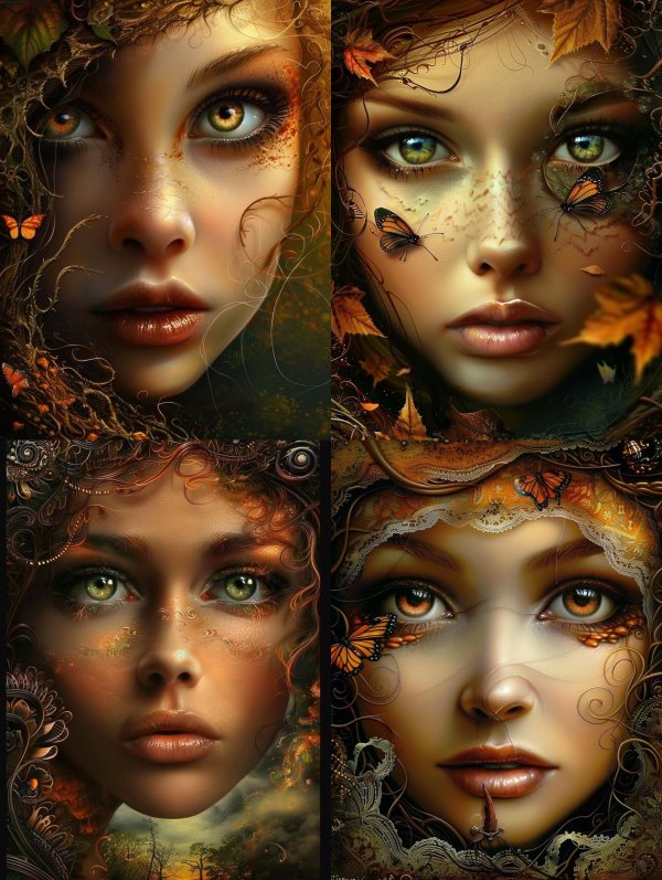 Ethereal Forest Spirit Gaze