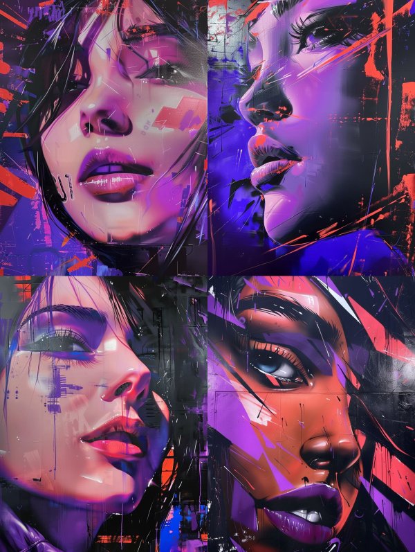 Neon Cyber Glitch