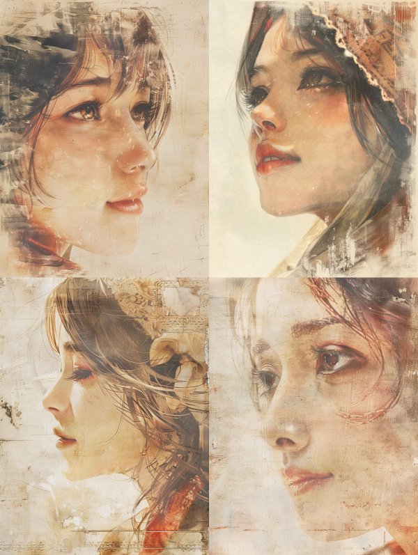 Vintage Ethereal Portrait