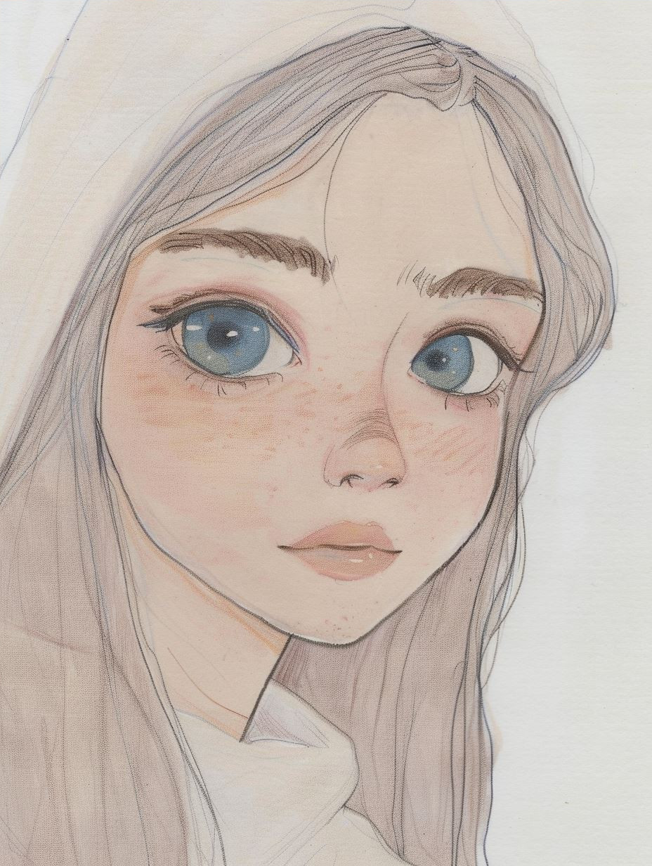 Ethereal Pastel Child Portrait