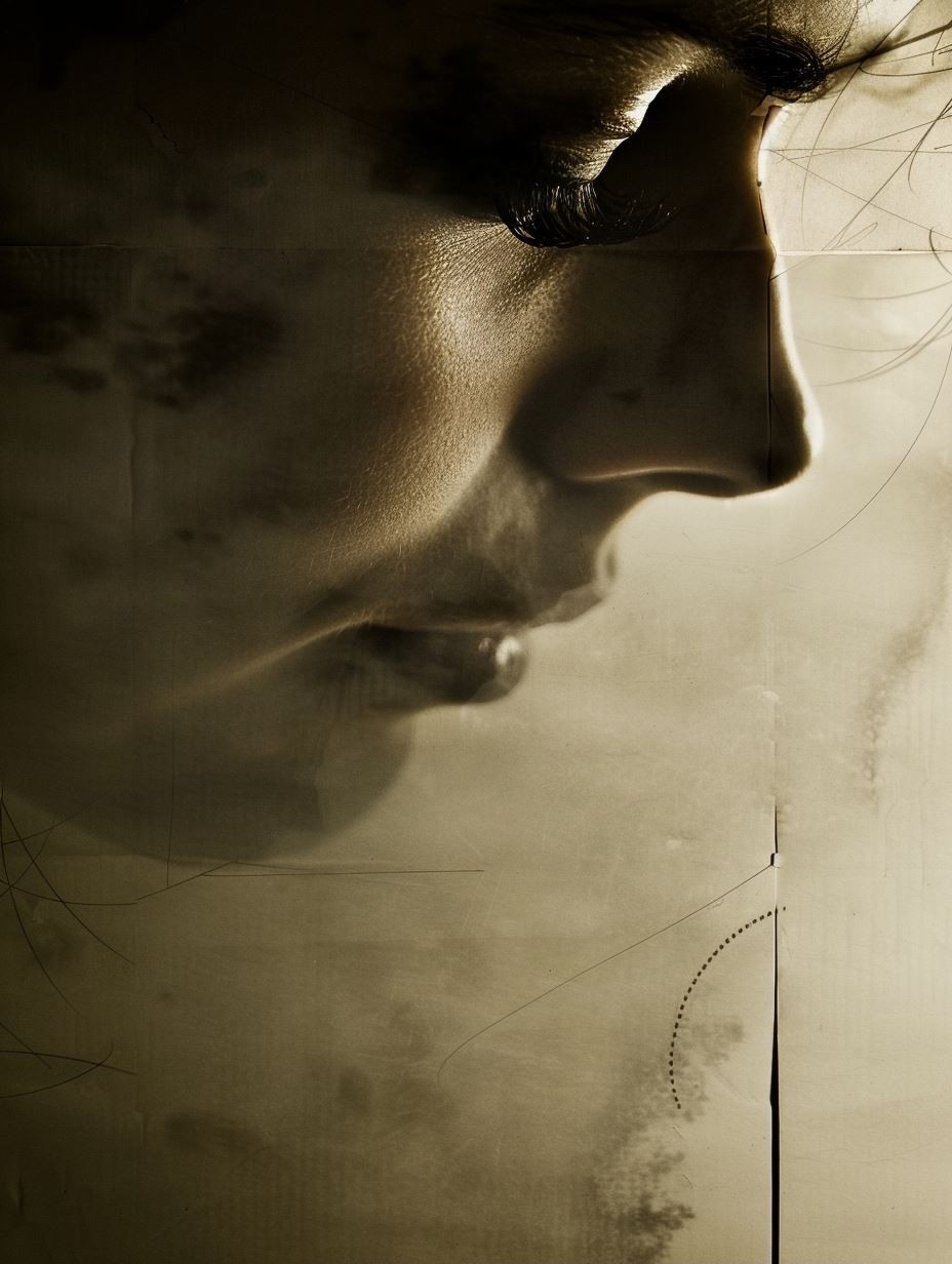 Sepia Shadow Portrait