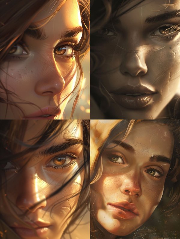 Golden Hour Ethereal Portrait