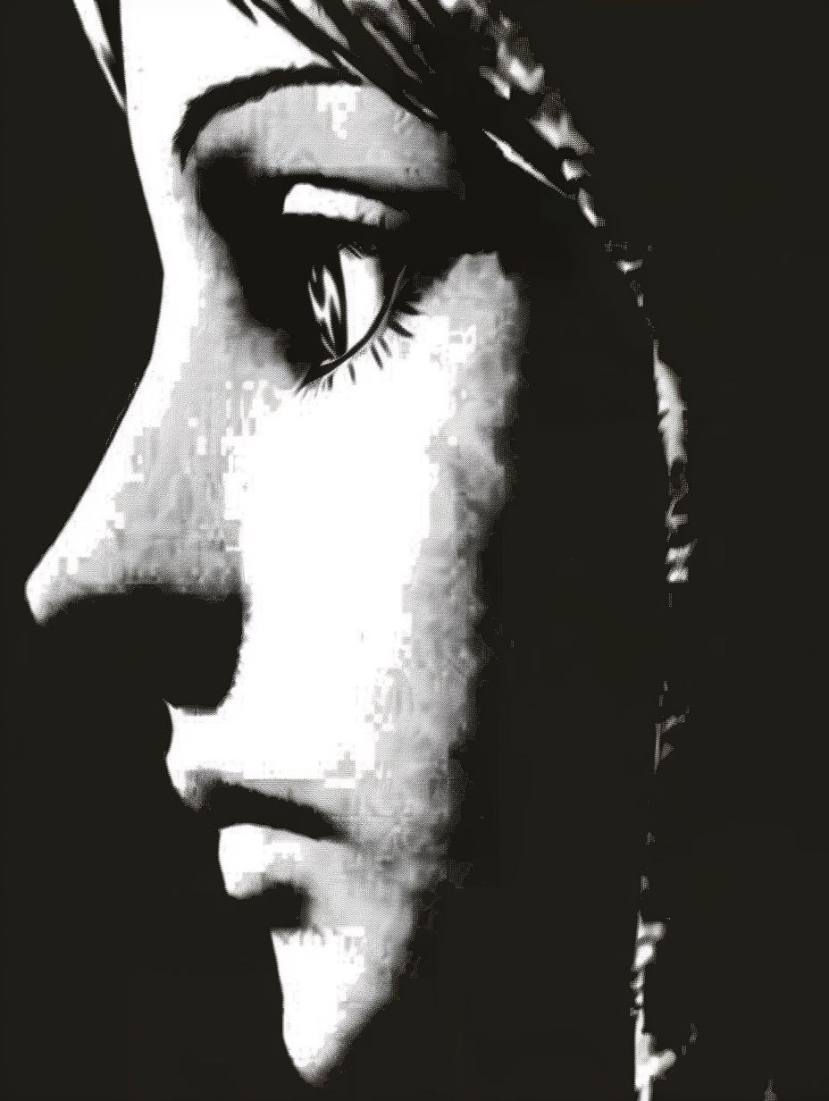 Dark Noir Gritty Portrait