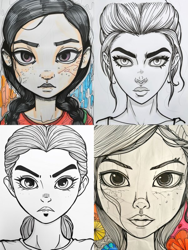Stylized Character Portrait Studies