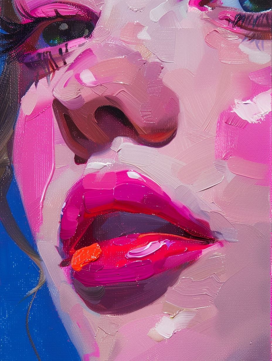 Vibrant Prism Portrait