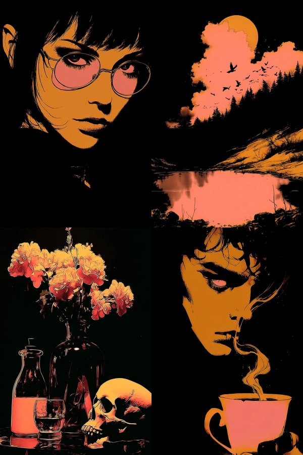 Amber Noir Gaze