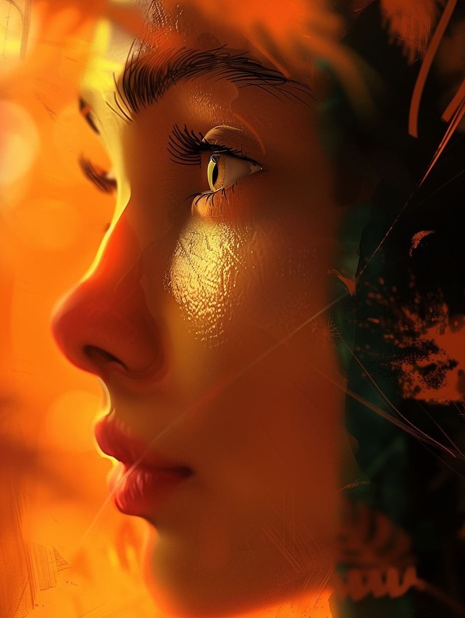 Golden Hour Ethereal Portrait