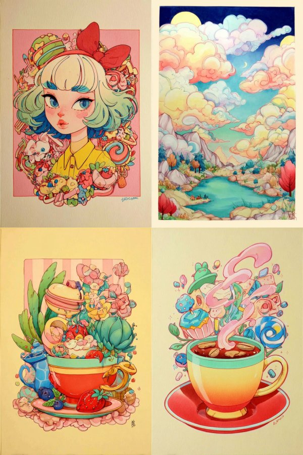 Candy Pastel Dreamscape