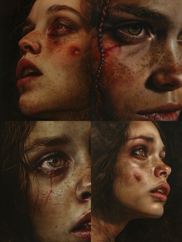 Raw Grit Cinematic Portrait