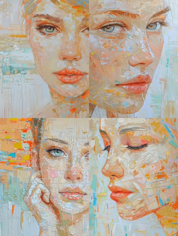 Impressionist Pastel Portrait