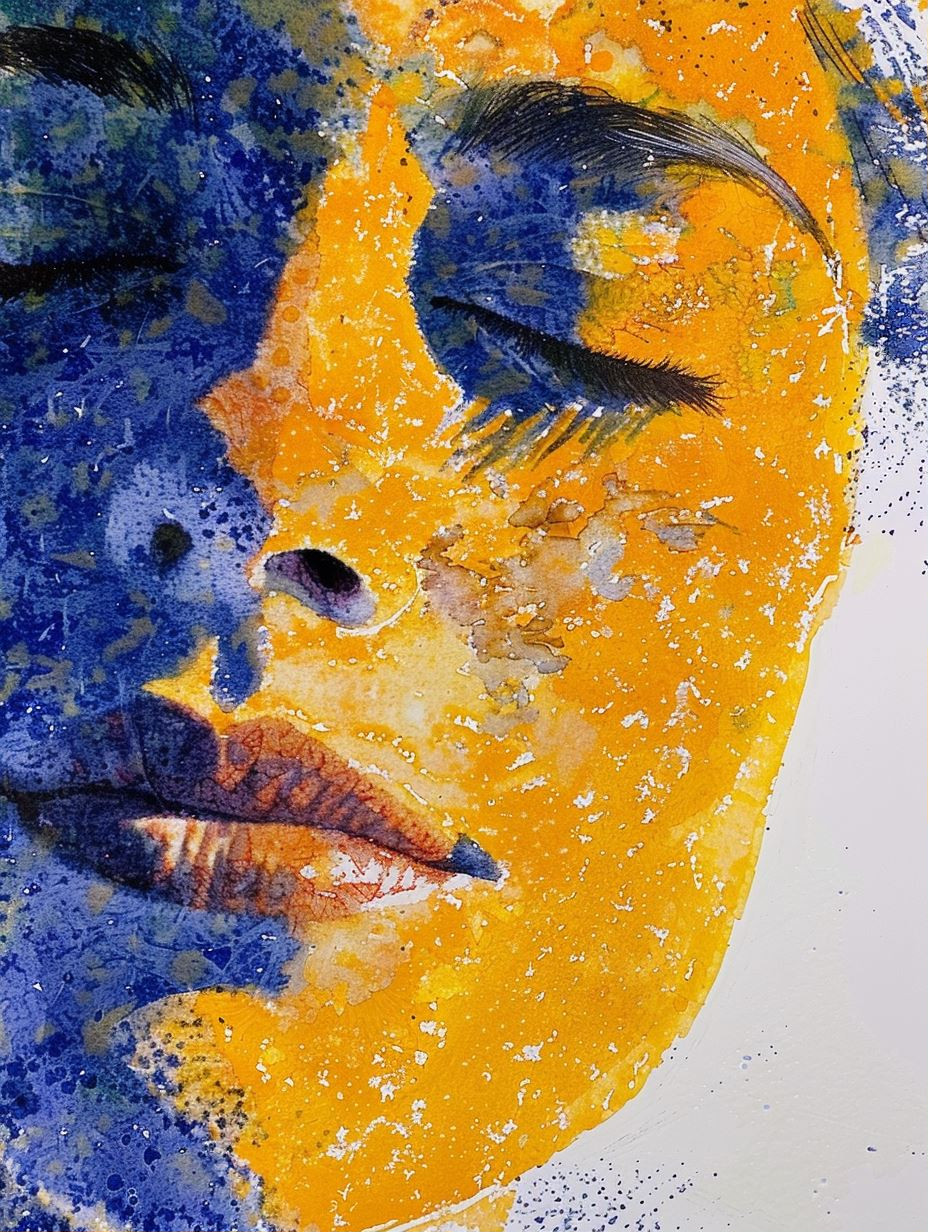 Dual Contrast Ethereal Portrait