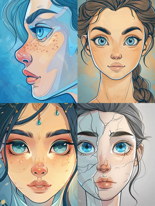 Azure Dream Portrait