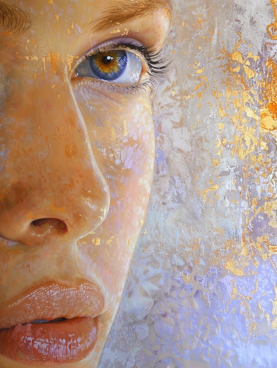 Gilded Fragment Portrait