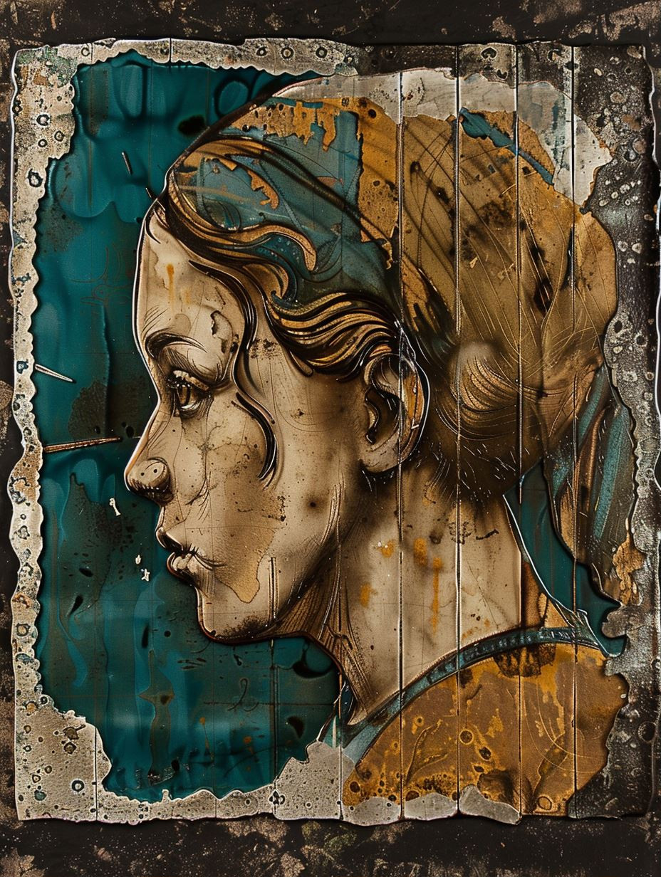 Weathered Portrait of Timeless Grace