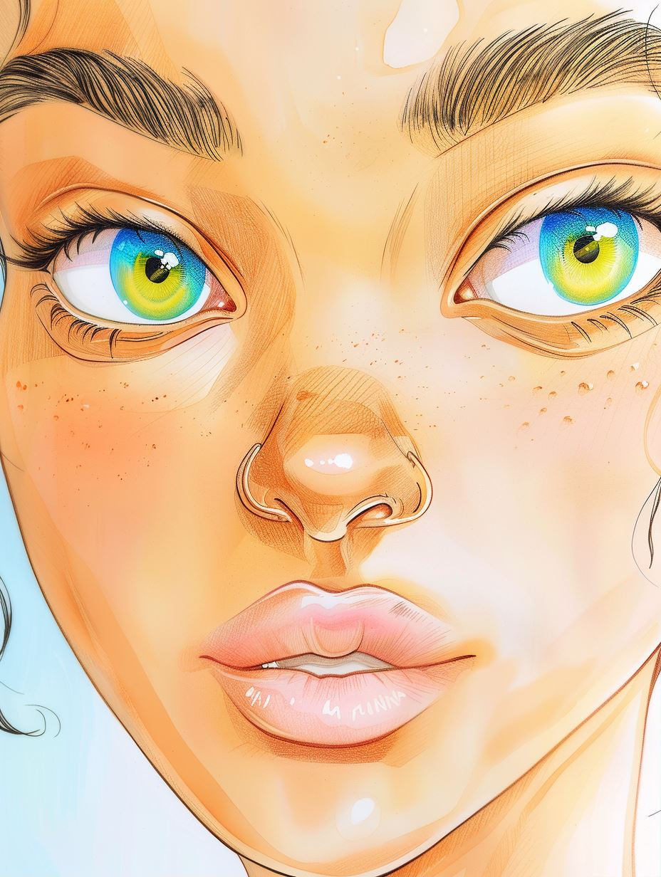 Luminous Ethereal Portrait Study