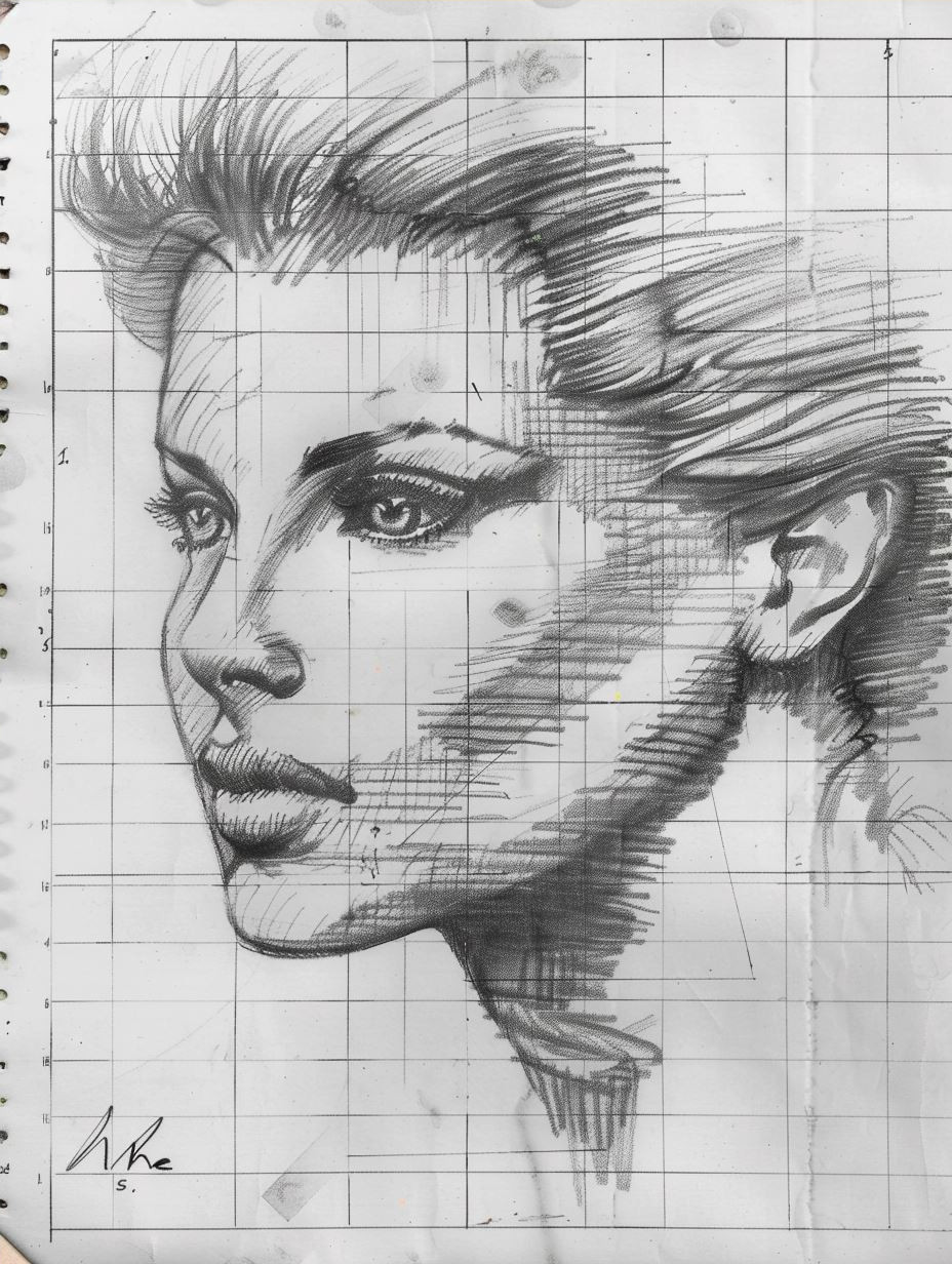 Fragmented Digital Soul Portrait