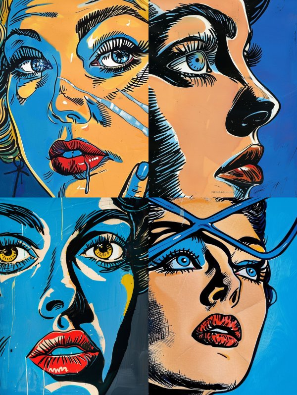 Neon Pop Art Melancholy