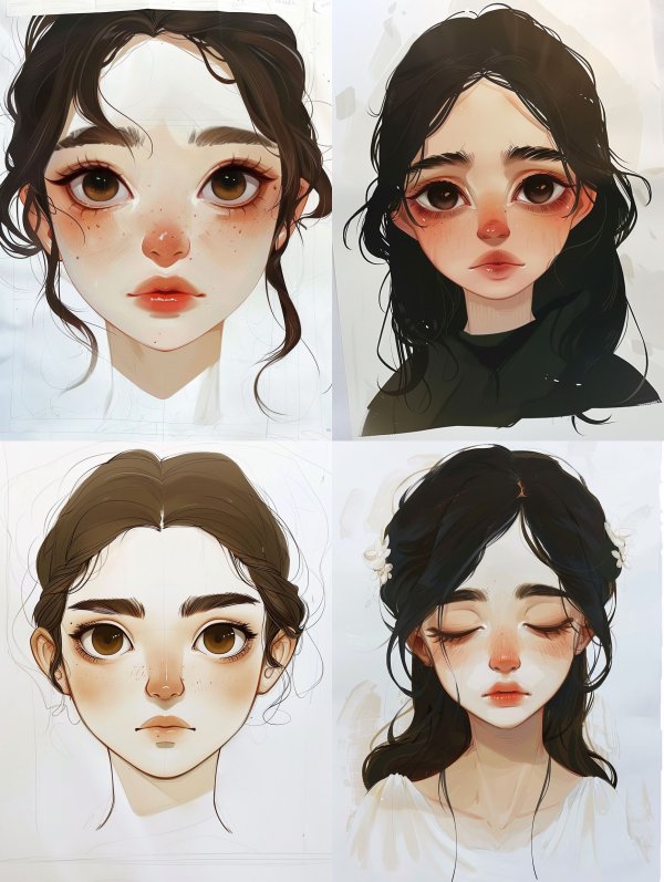 Ethereal Anime Portrait
