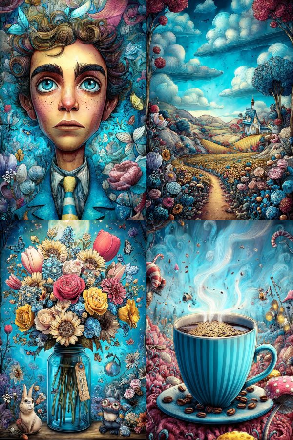 Whimsical Dreamer Portrait
