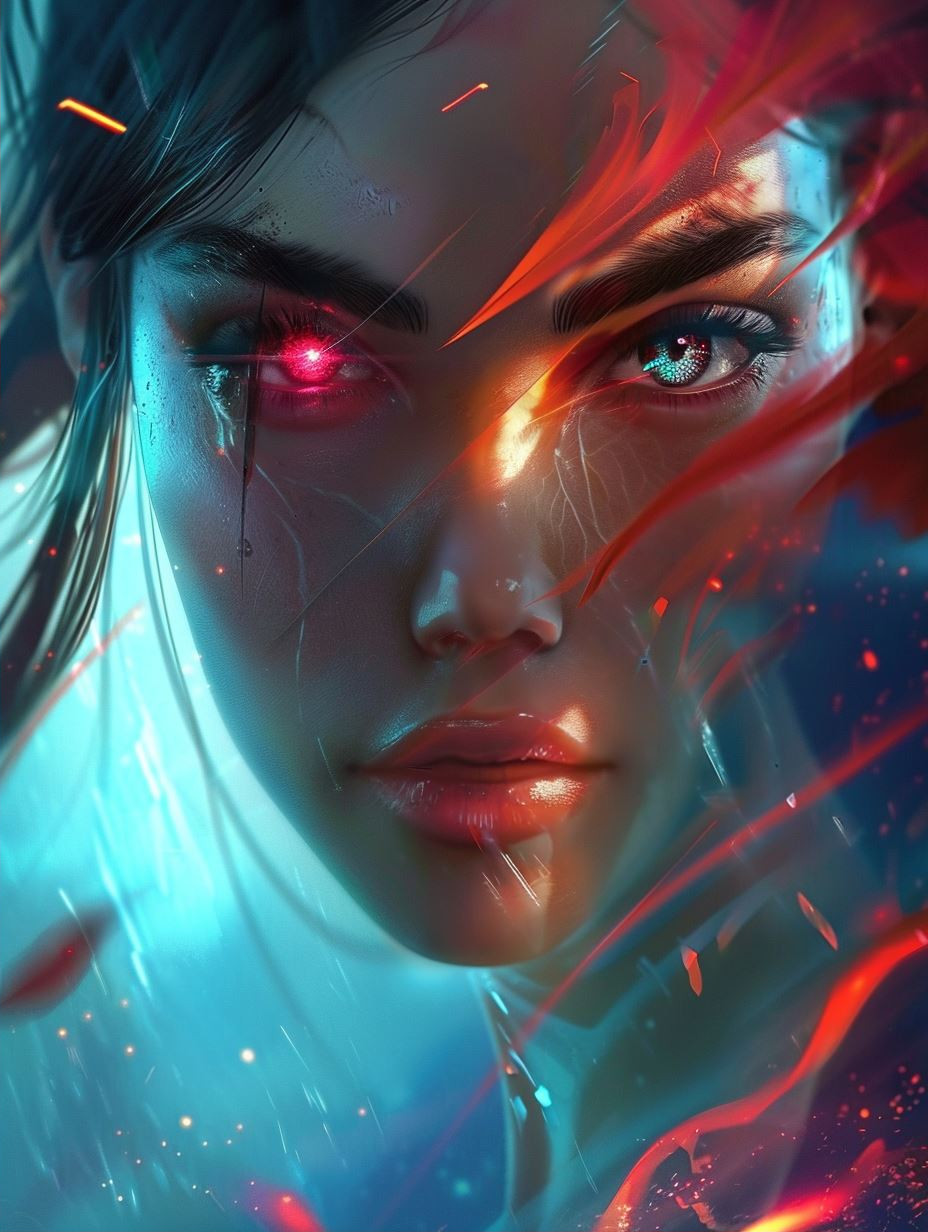 Celestial Prism Portrait of Light
