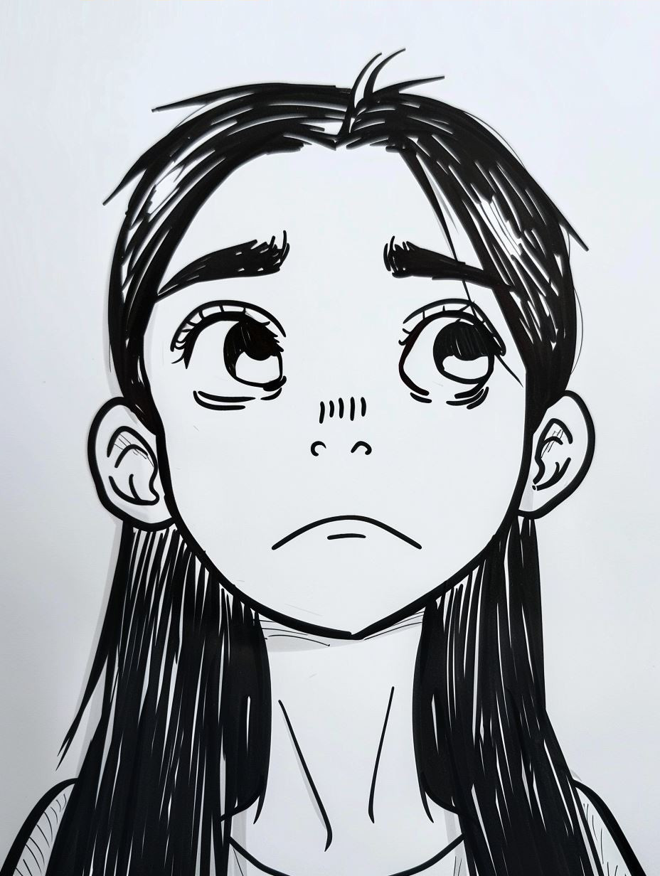 Grim Dark Anime Portrait
