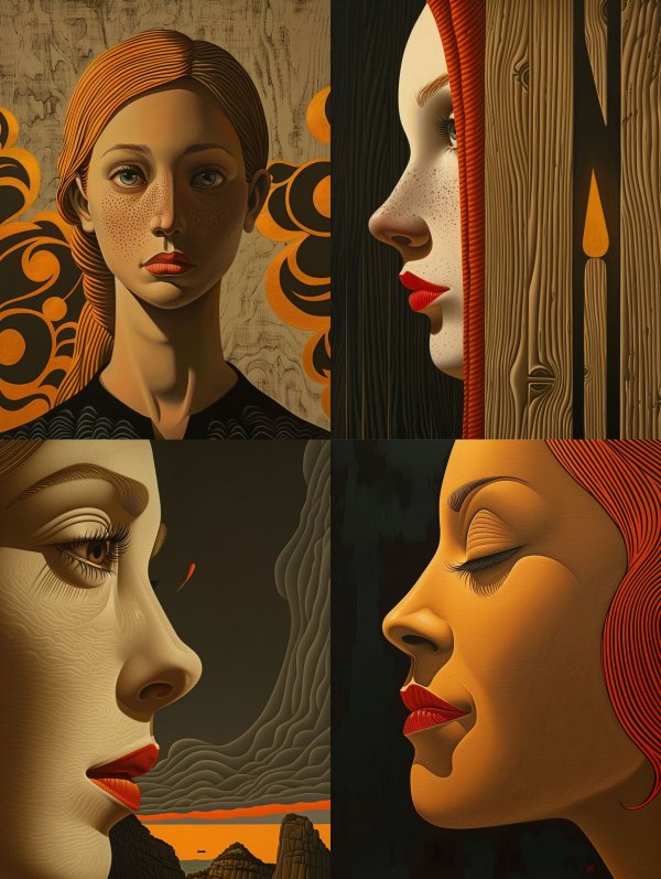 Amber Linear Elegance