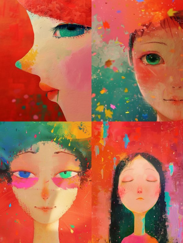 Crimson Dream Portrait