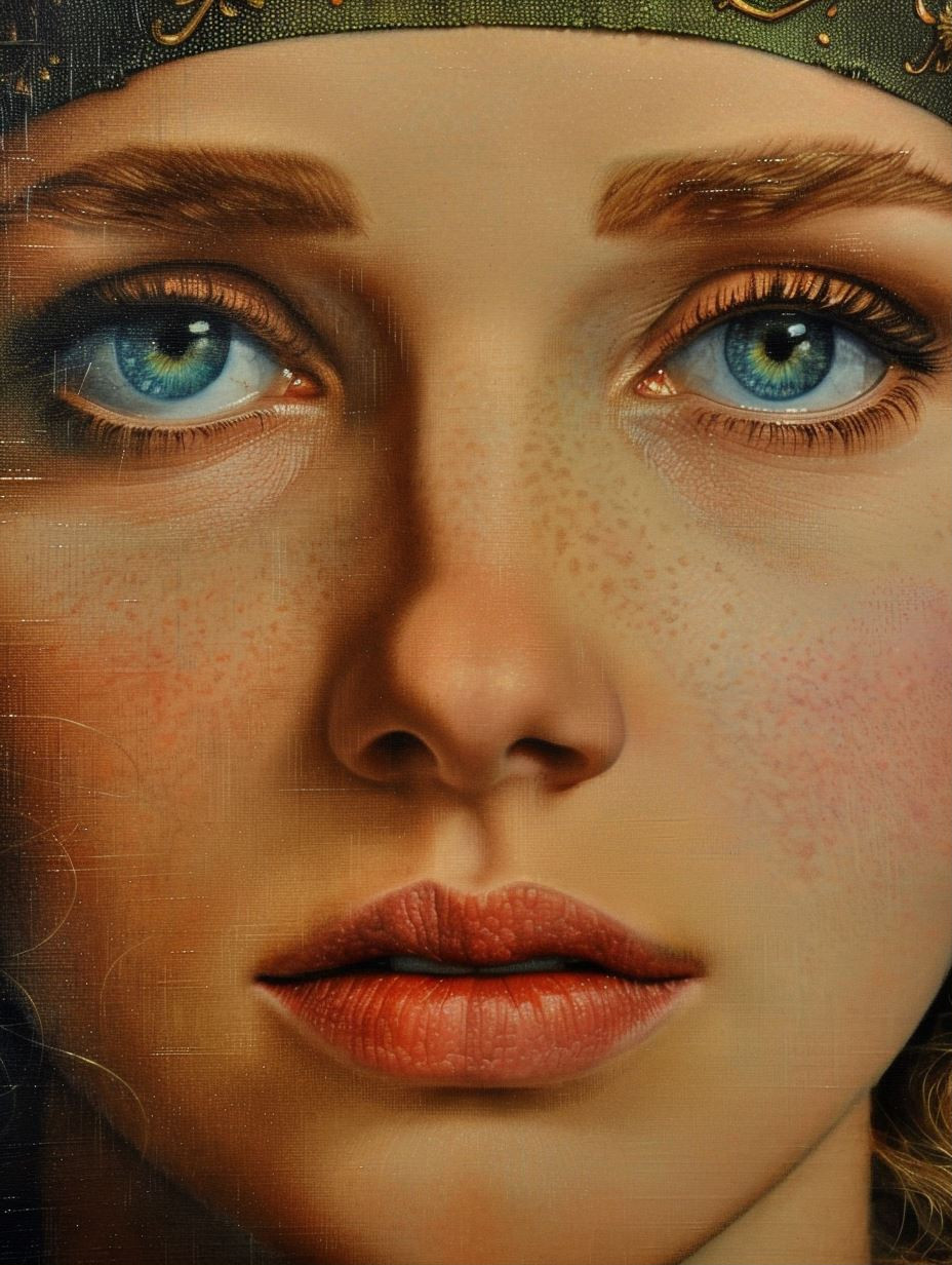 Ethereal Gaze of Ancient Grace
