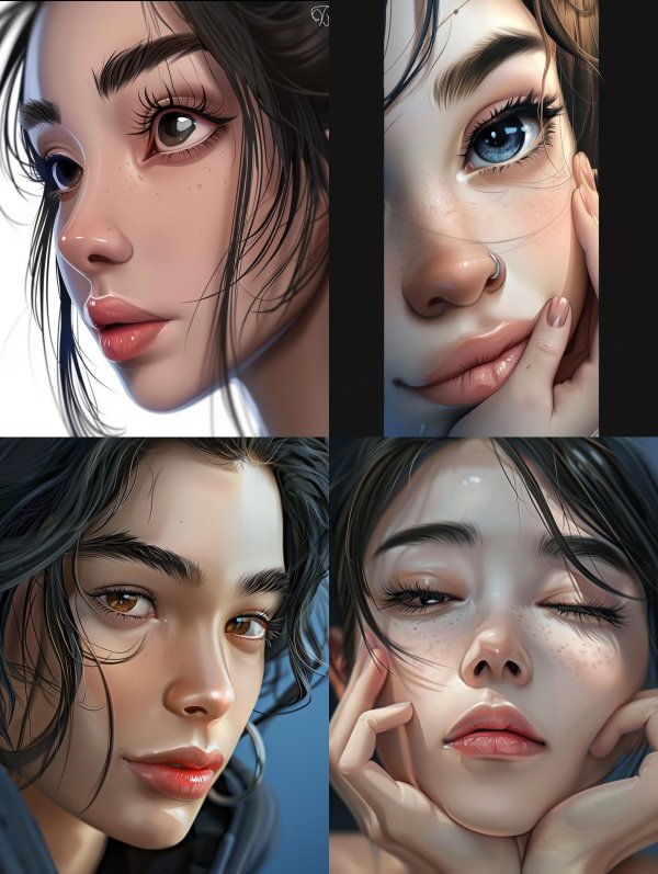 Ethereal Digital Muse