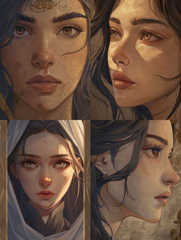 Golden Ethereal Gaze