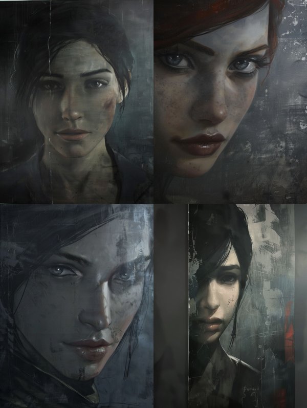 Somber Cinematic Portrait