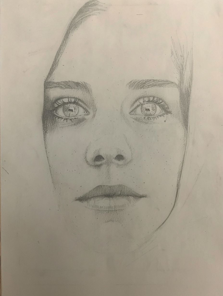 Pencil Portrait Study - Image 1